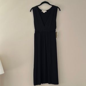 NWT Michael Kors V-Neck Black Dress sz XL